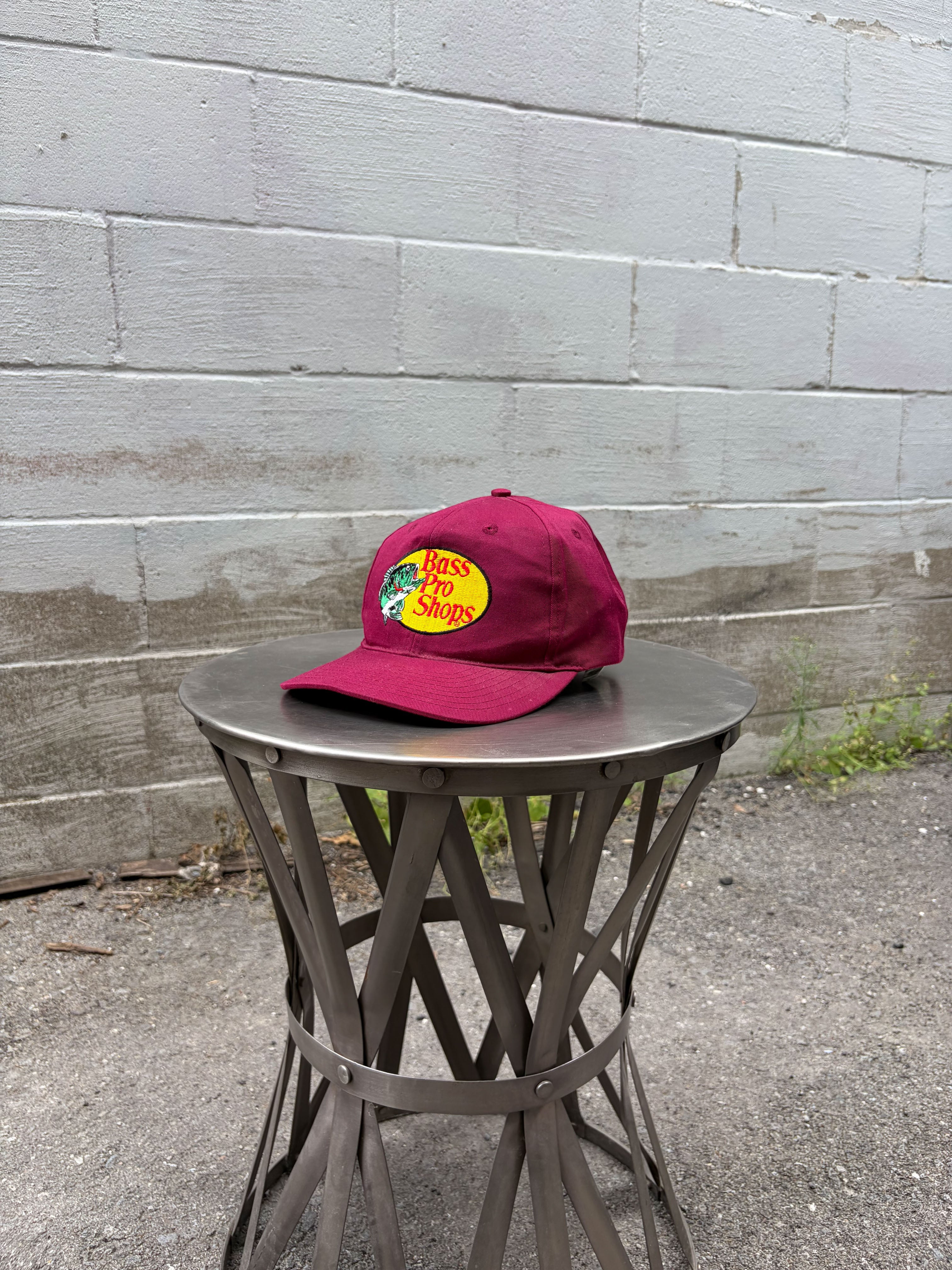 Vintage Bass Pro Shops Embroidered Logo Snapback Hat OSFA