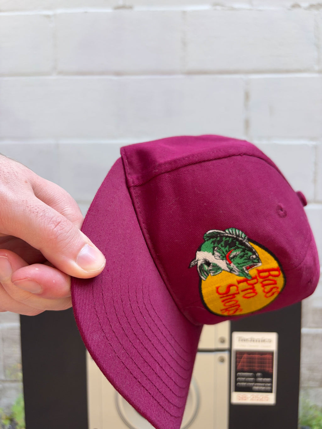 Vintage Bass Pro Shops Embroidered Logo Snapback Hat OSFA