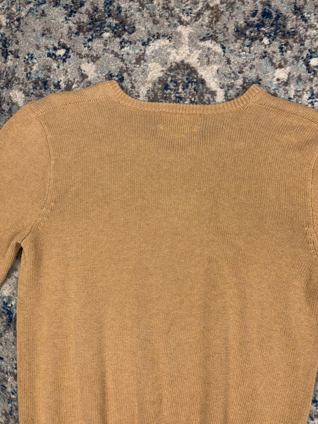 Vintage Polo Ralph Lauren Embroidered Pony V-Neck Knit Sweater Size Medium
