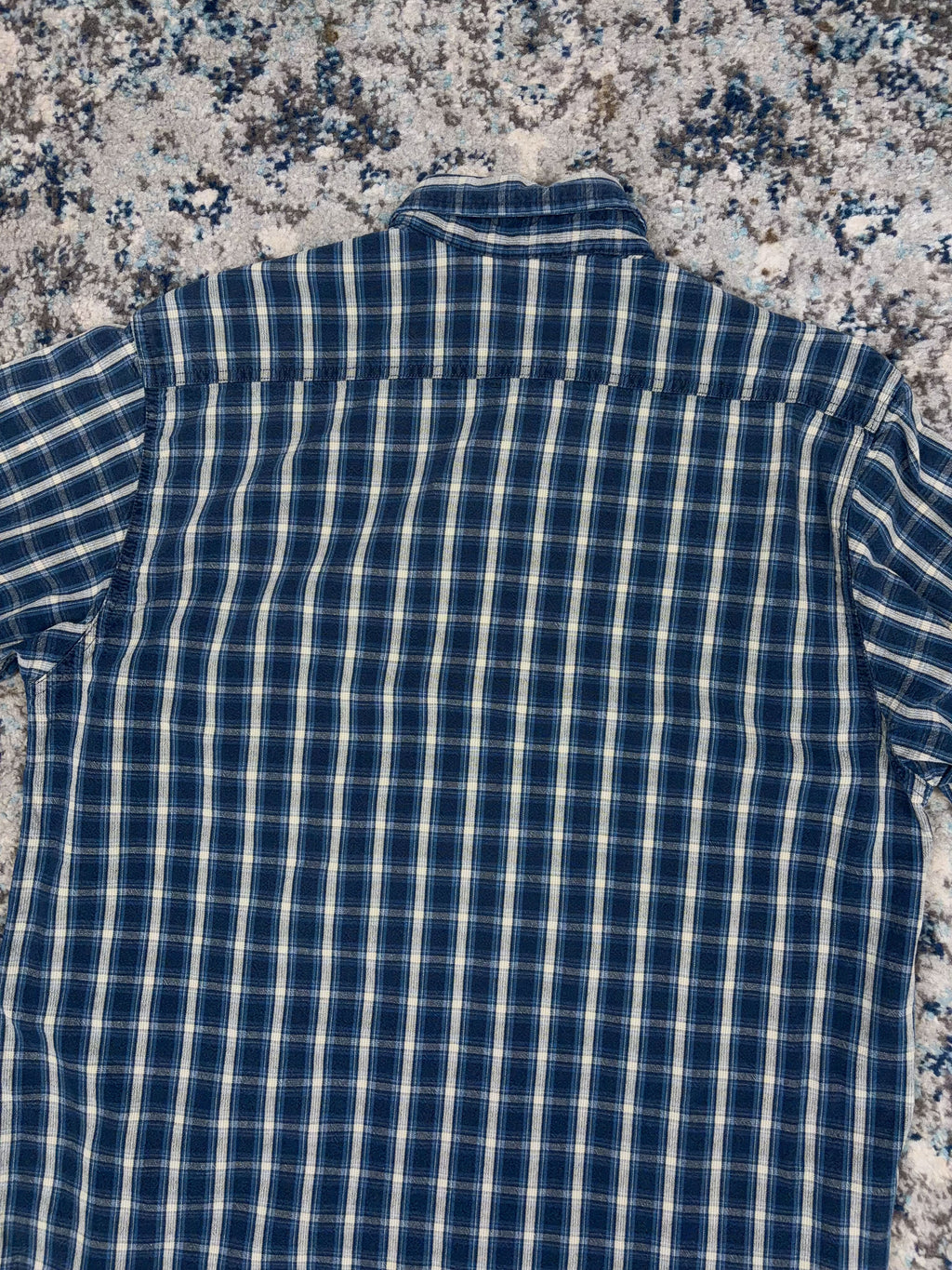 Vintage 90s Carhartt Single Pocket Plaid Workwear Button Up Shirt Size LT