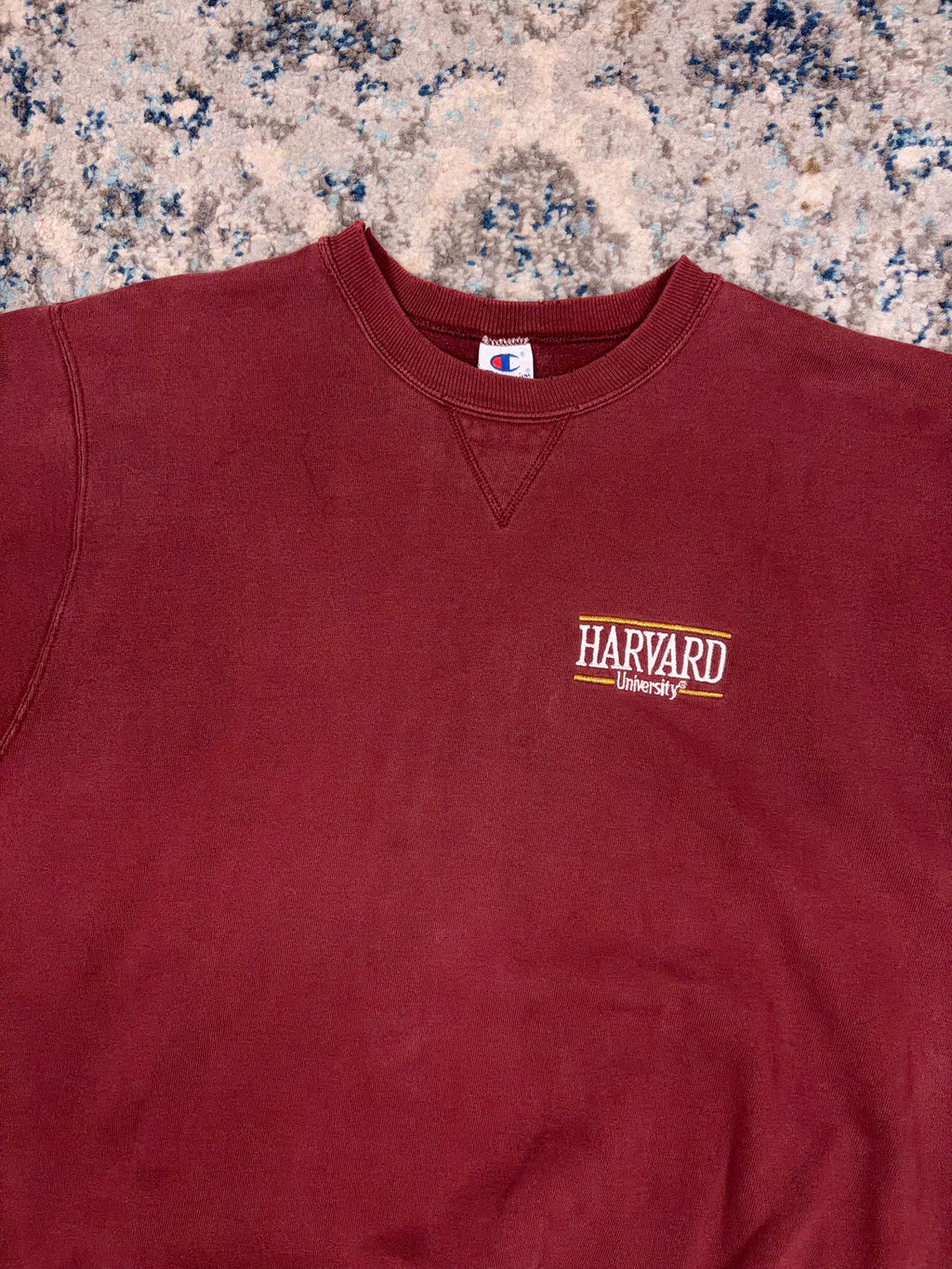 Vintage Harvard University NCAA Embroidered Champion Sweatshirt Size XL
