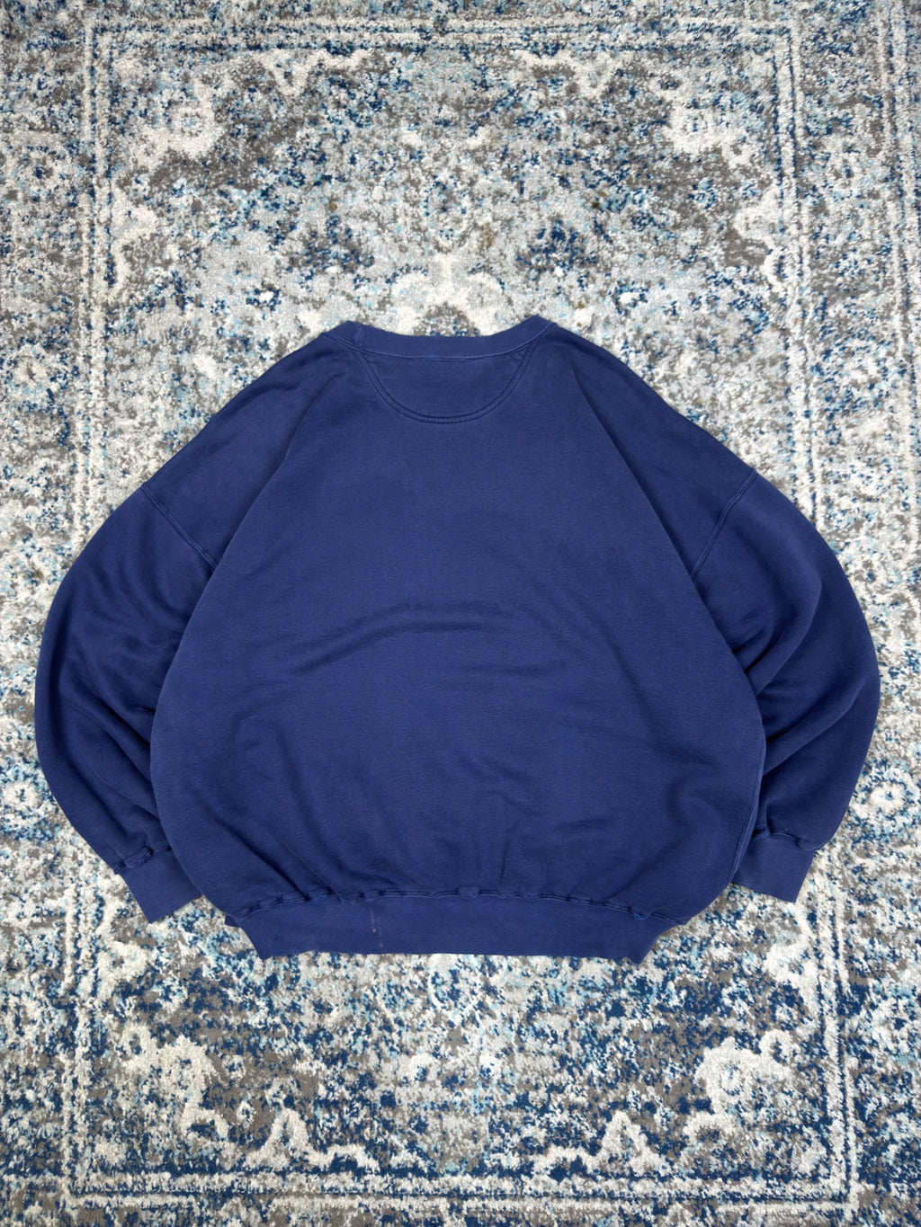 Vintage Nike Embroidered Tonal Mini Swoosh Pullover Sweatshirt Size 2XL