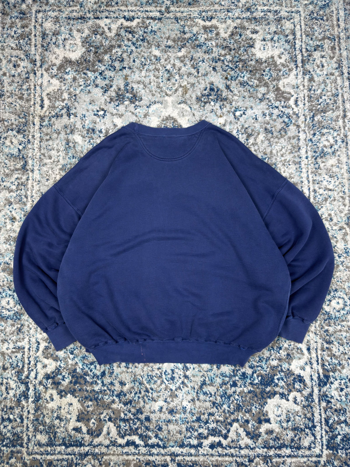 Vintage Nike Embroidered Tonal Mini Swoosh Pullover Sweatshirt Size 2XL