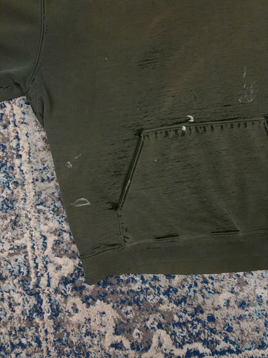 Vintage 90s Carhartt Embroidered Tonal Logo Hooded Sweatshirt Size 2XL