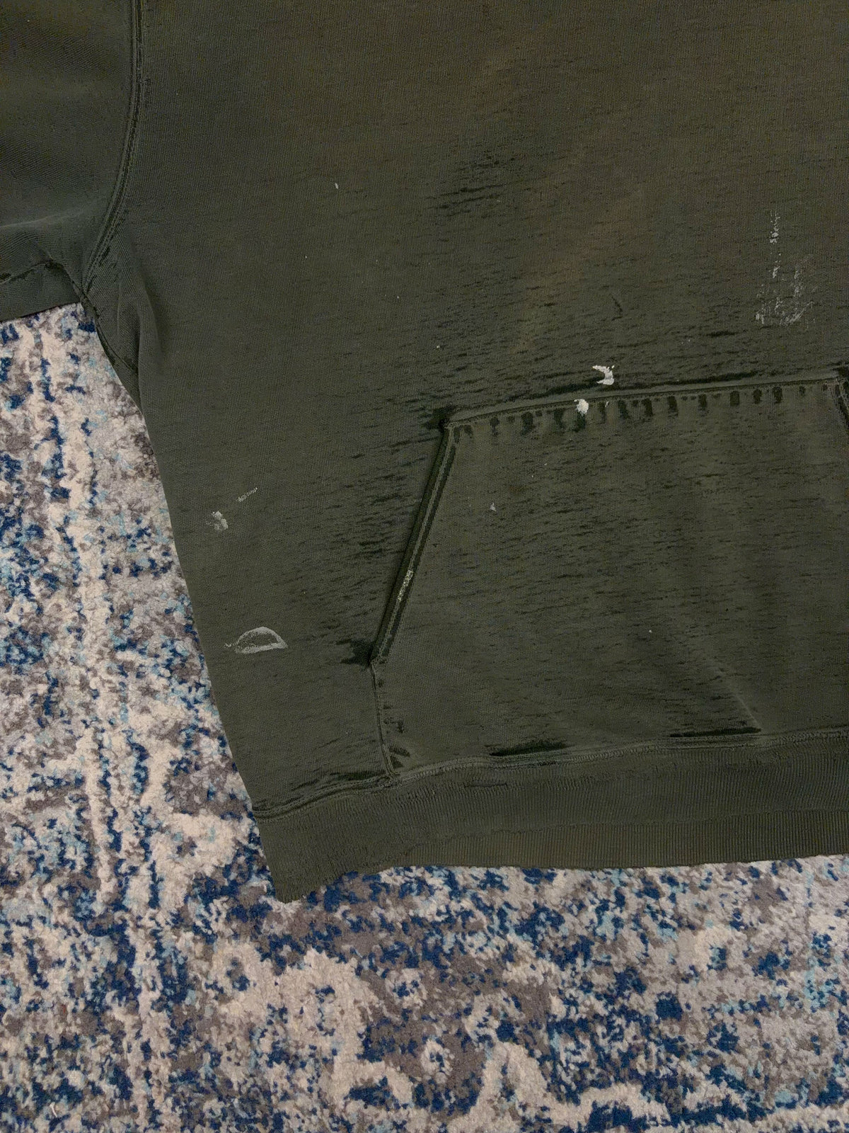 Vintage 90s Carhartt Embroidered Tonal Logo Hooded Sweatshirt Size 2XL