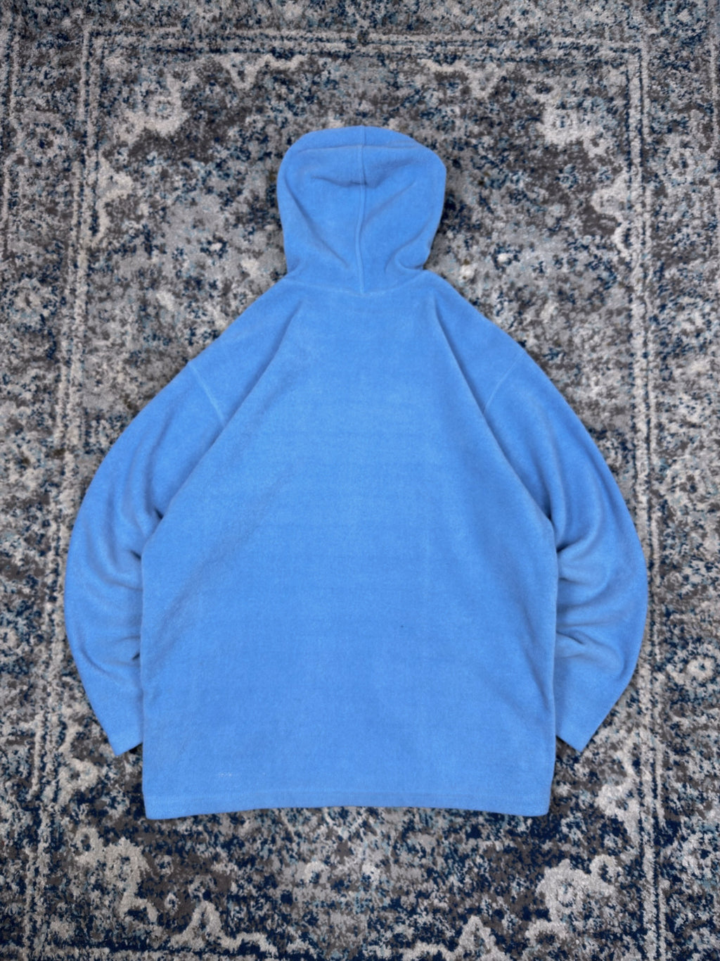 Vintage Nike Embroidered Logo Hooded Fleece Sweatshirt Size Medium