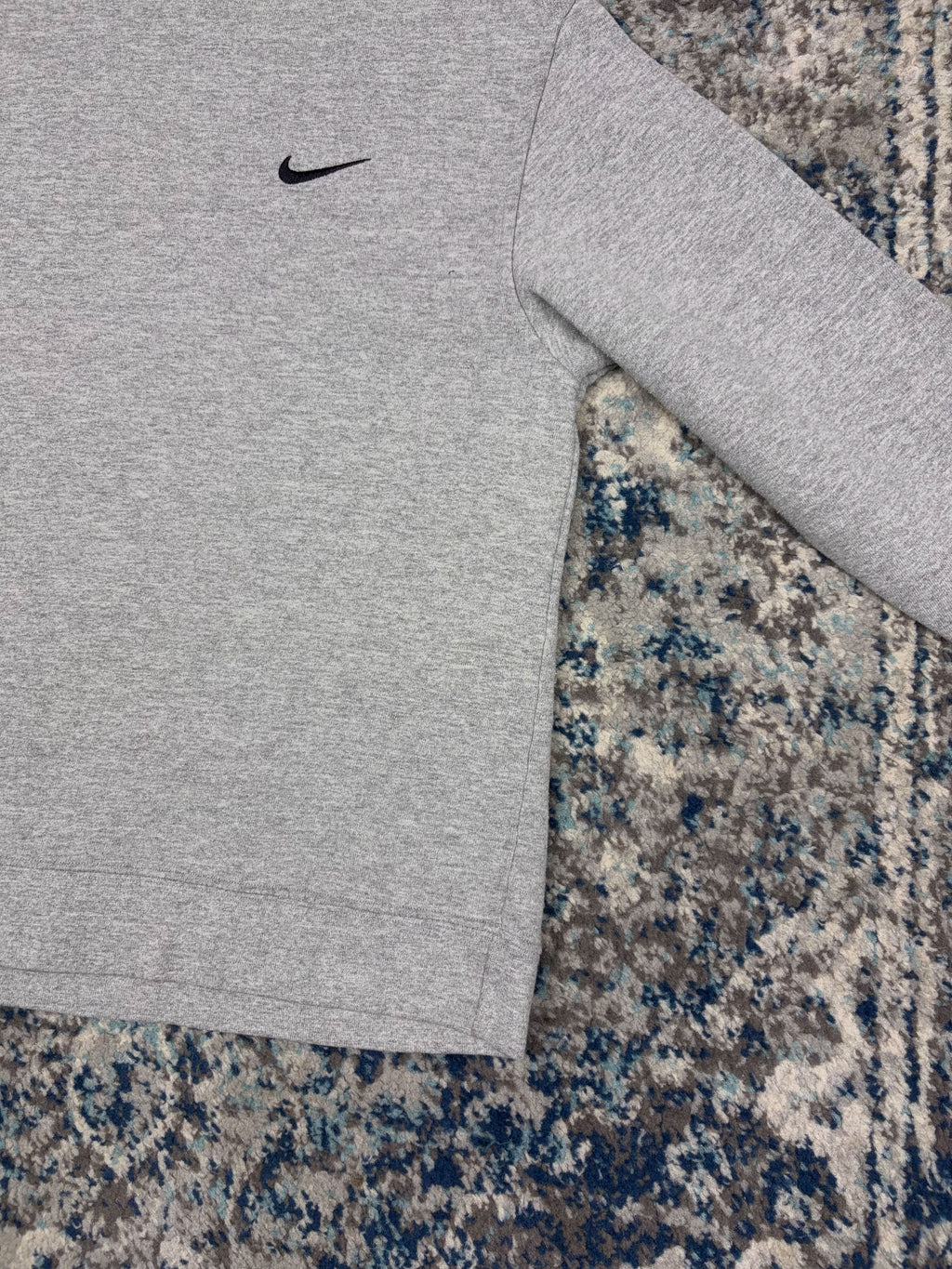Vintage Nike Embroidered Mini Swoosh Crewneck Sweatshirt Size YOUTH Large