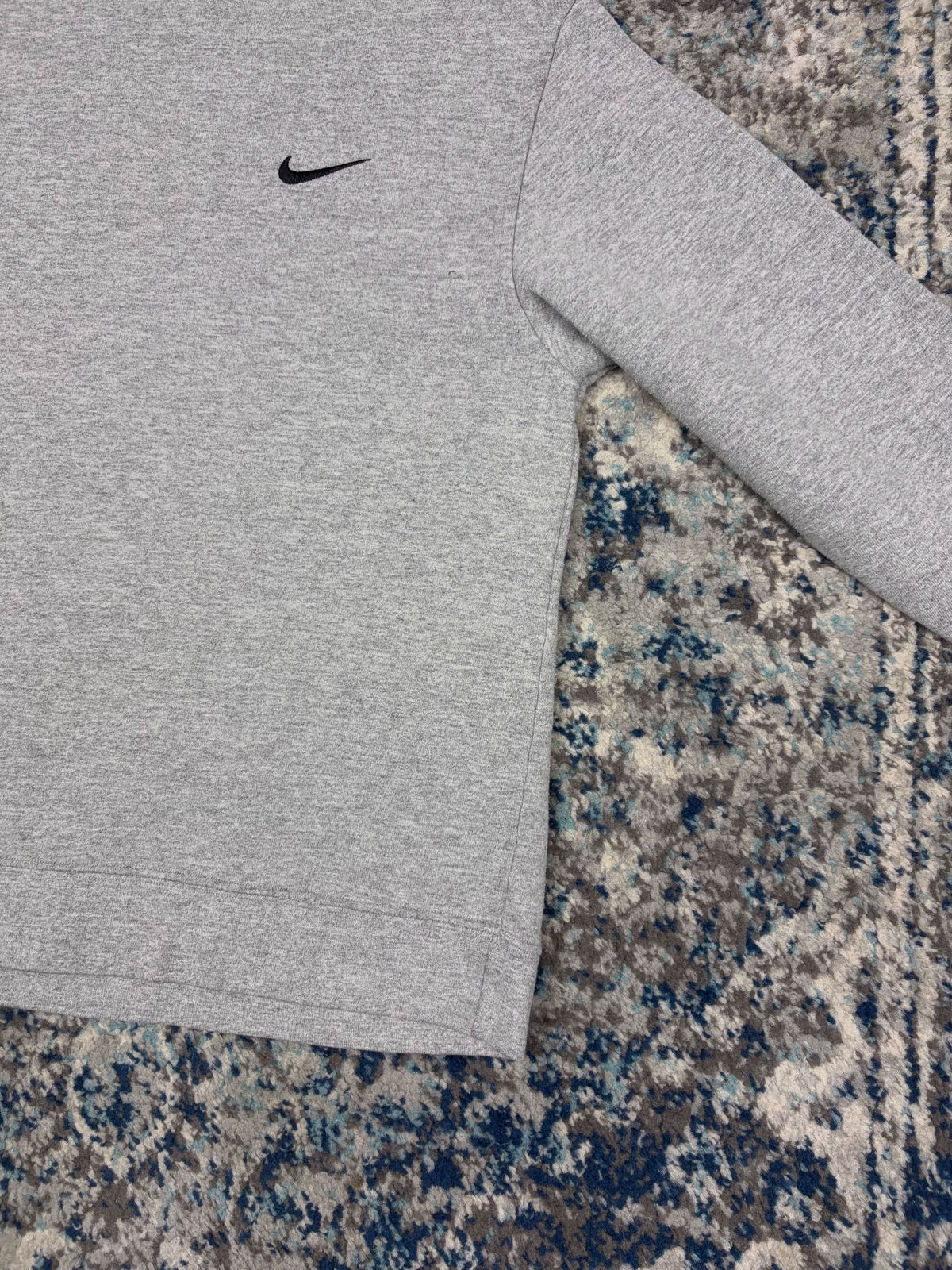 Vintage Nike Embroidered Mini Swoosh Crewneck Sweatshirt Size YOUTH Large