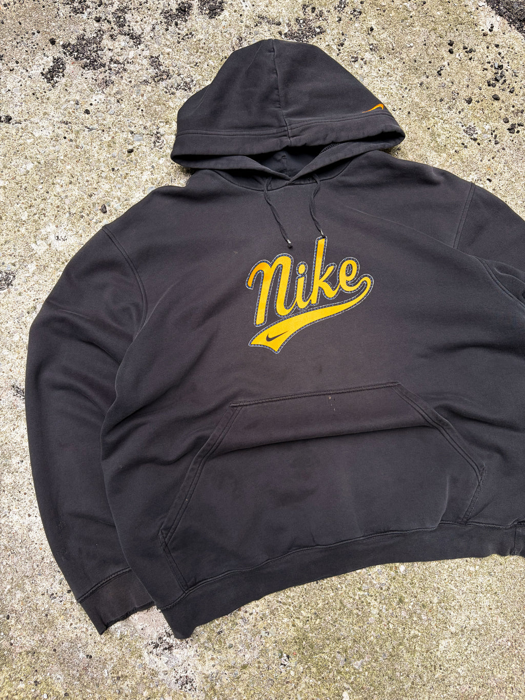 Vintage Nike Tailsweep Spellout Graphic Hooded Sweatshirt Size XL