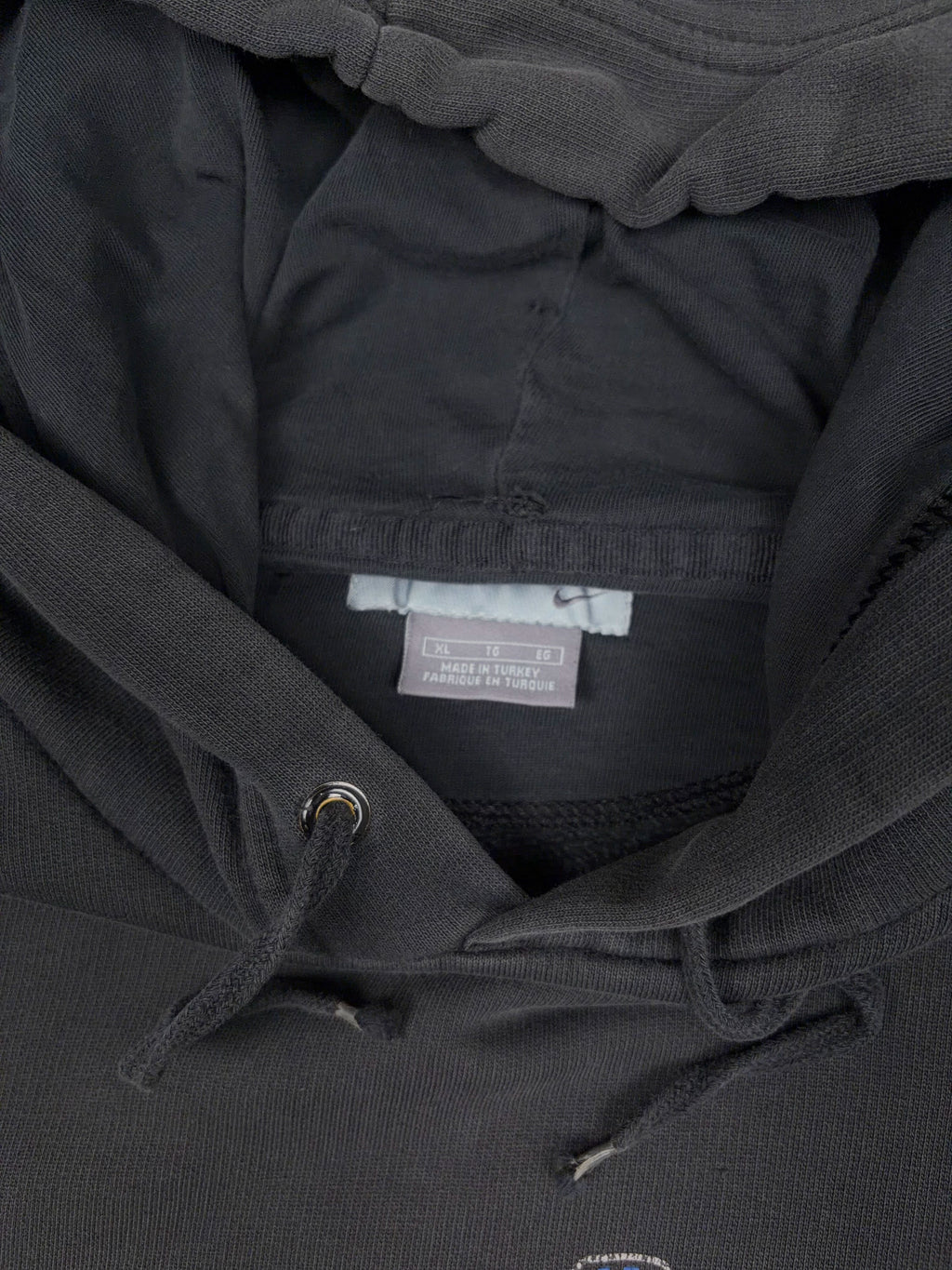 Vintage Nike Tailsweep Spellout Graphic Hooded Sweatshirt Size XL