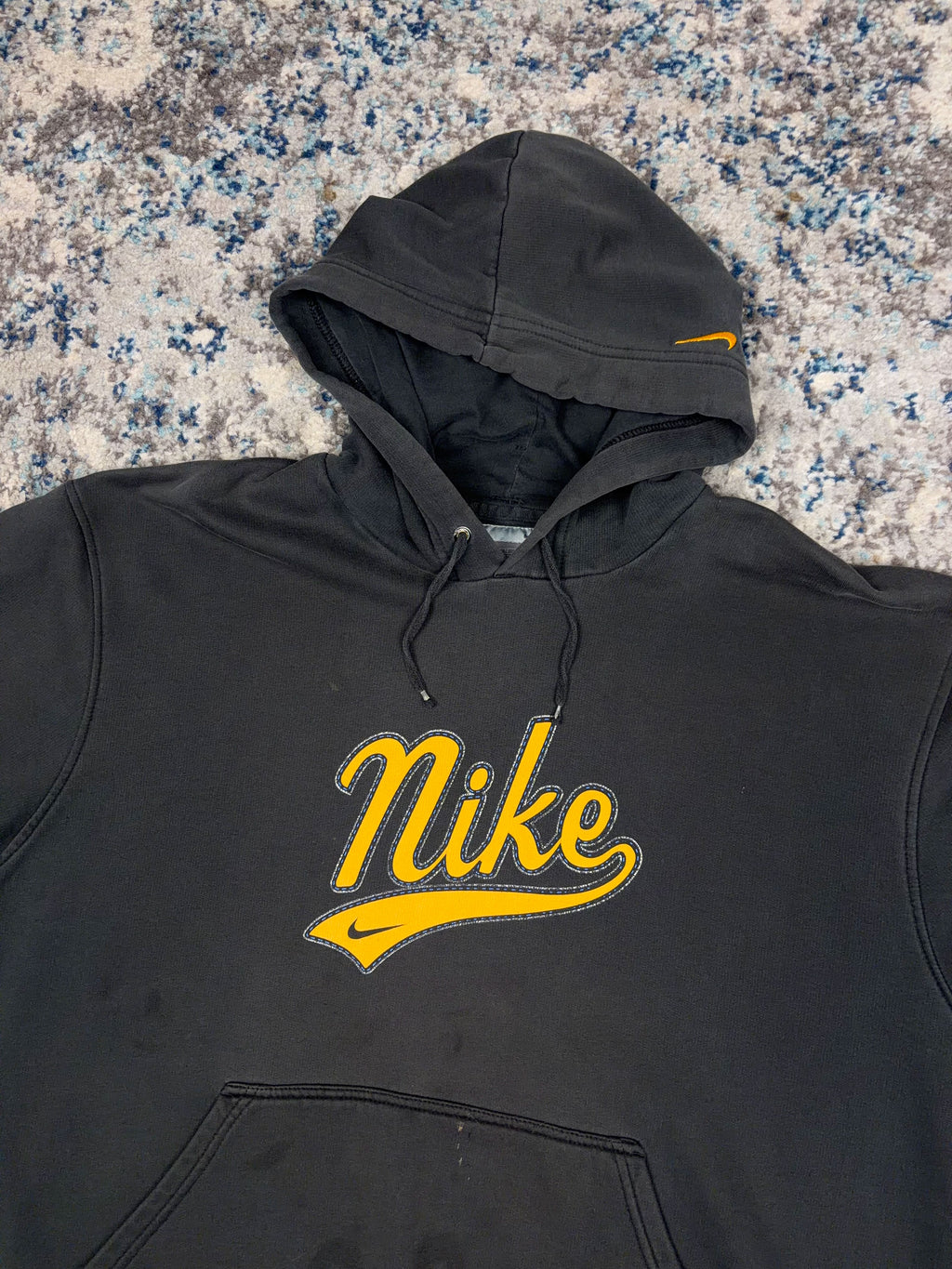 Vintage Nike Tailsweep Spellout Graphic Hooded Sweatshirt Size XL