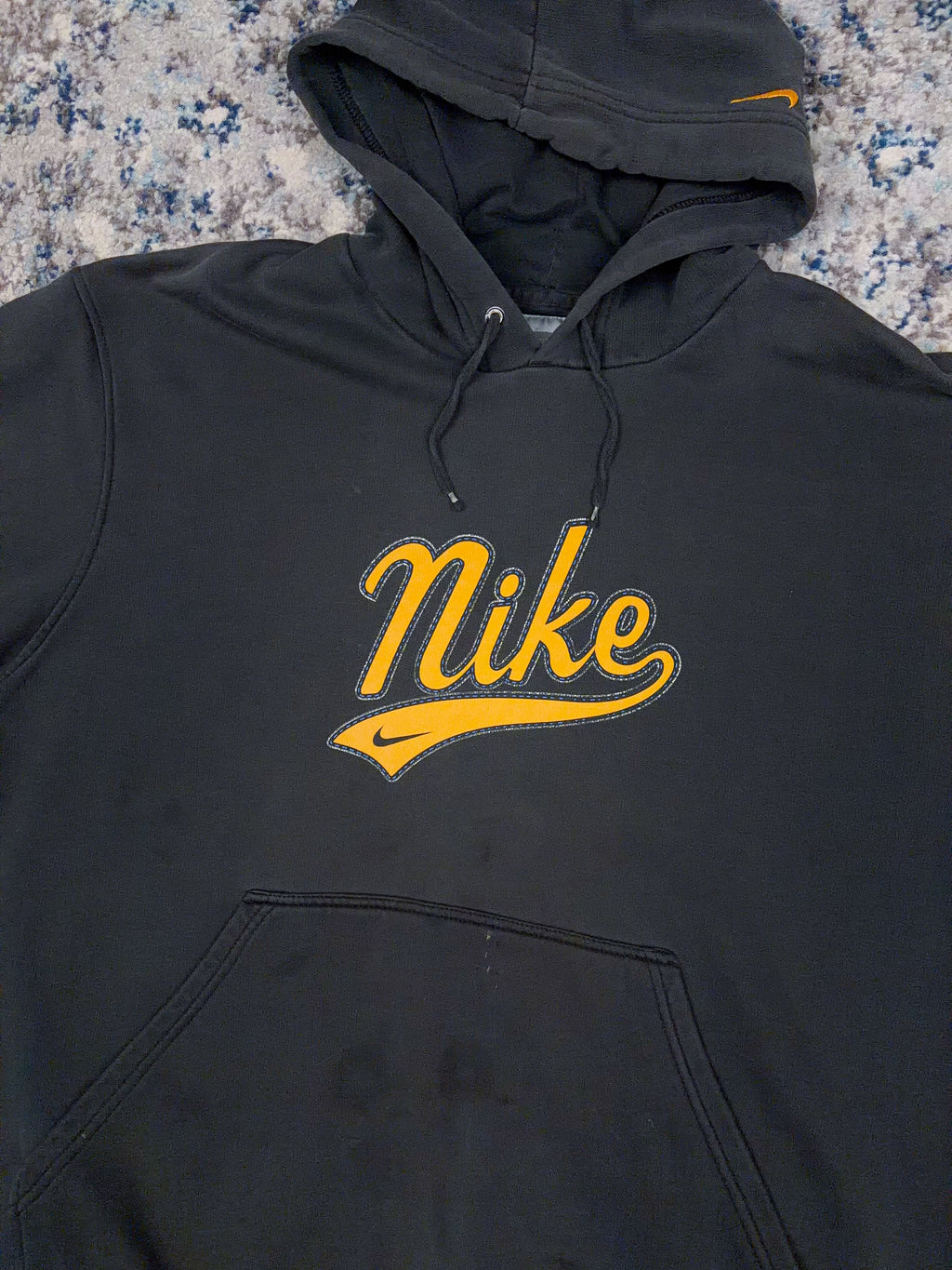 Vintage Nike Tailsweep Spellout Graphic Hooded Sweatshirt Size XL