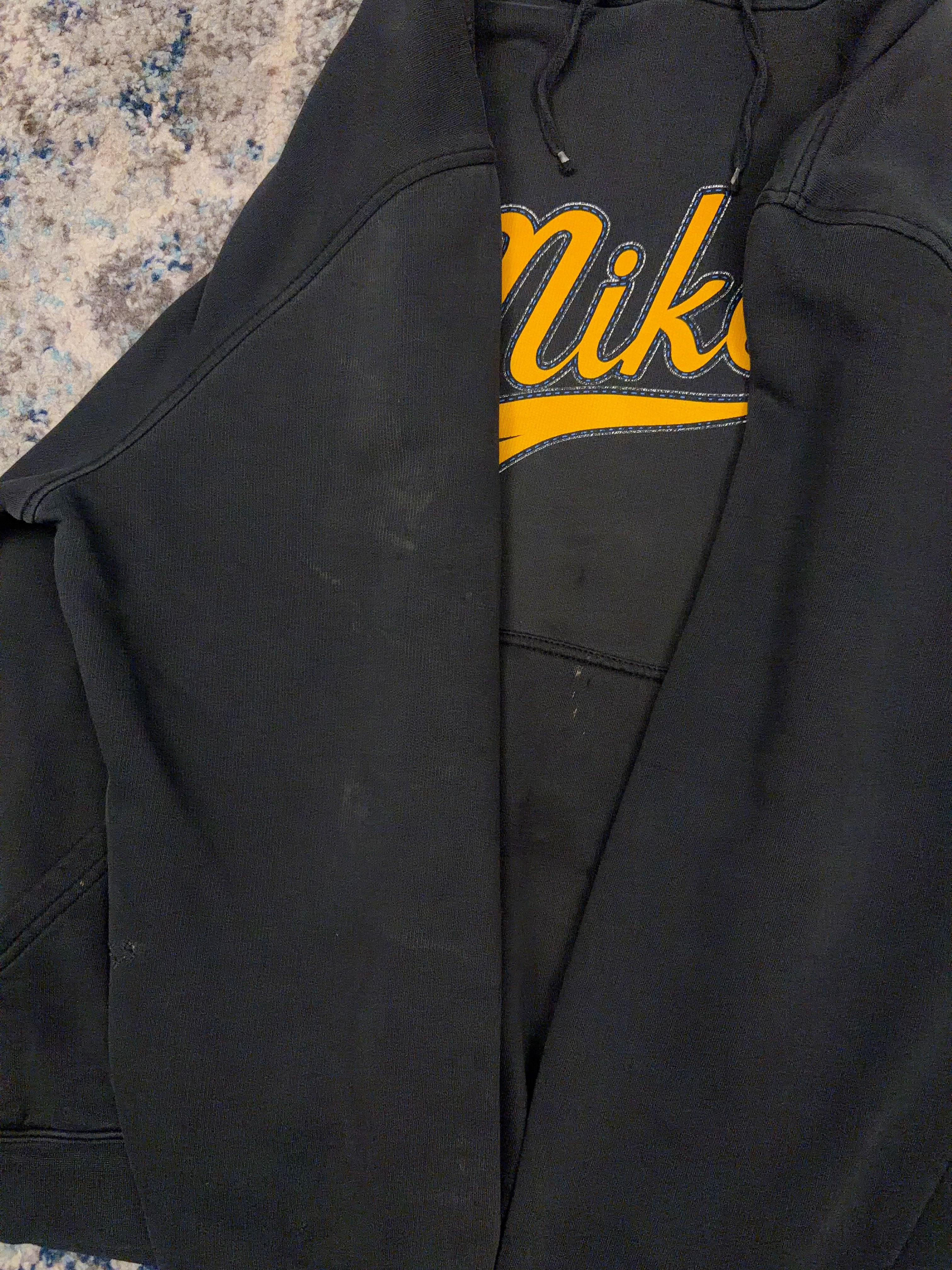 Vintage Nike Tailsweep Spellout Graphic Hooded Sweatshirt Size XL