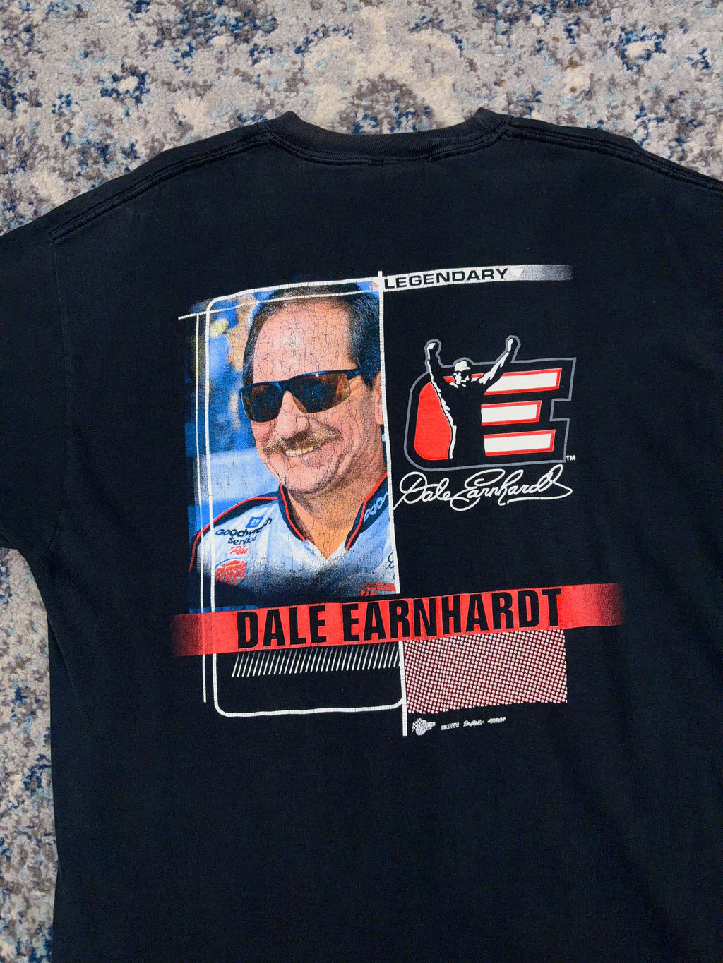 Vintage Dale Earnhardt #3 Nascar Legendary Race Graphic T-Shirt Size XL