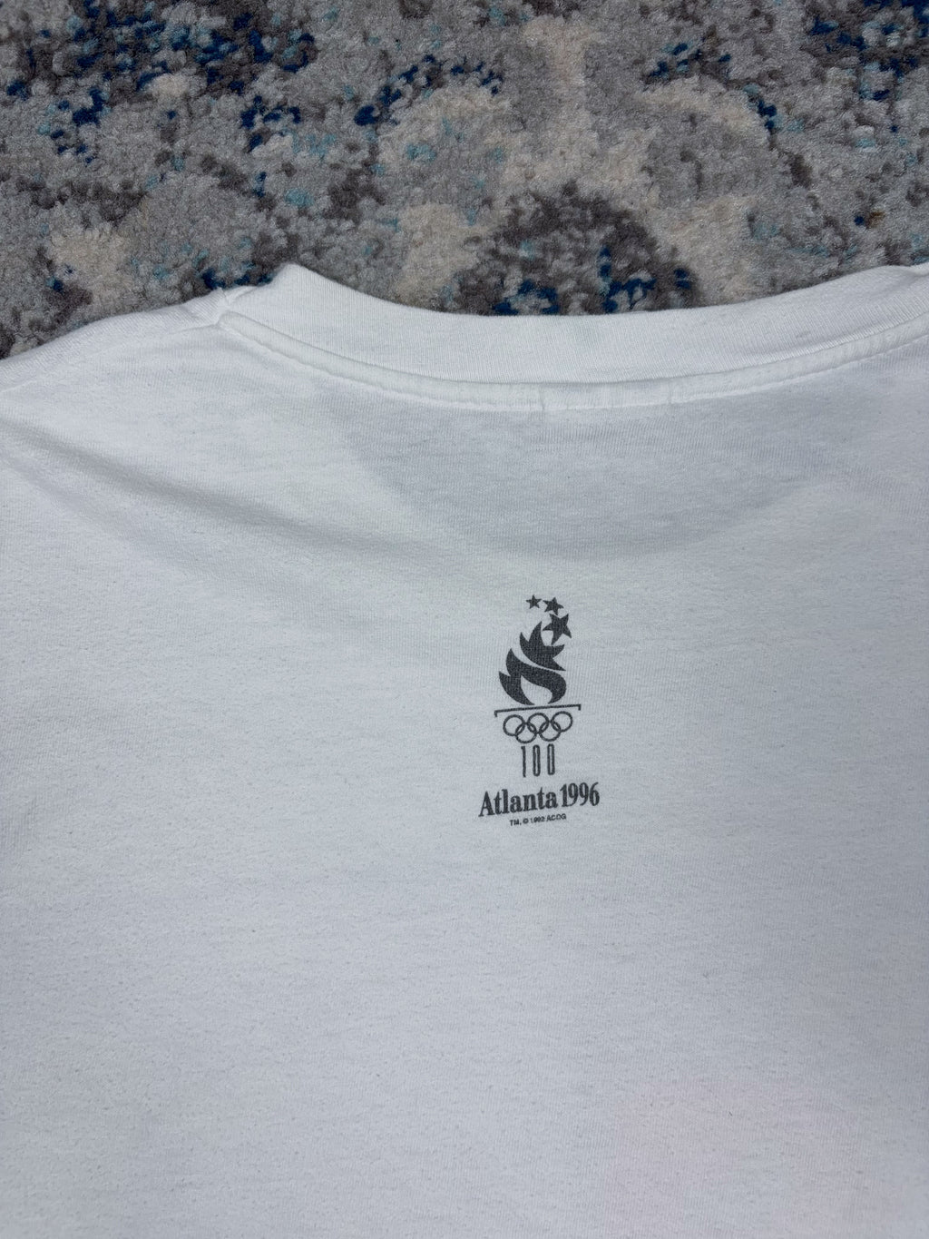 Vintage 1996 Atlanta Centennial Olympic Games Graphic T-Shirt Size 2XL