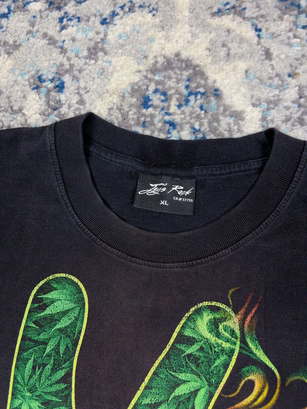 Vintage Dont Panic Its Organic Cannabis Big Graphic T-Shirt Size XL