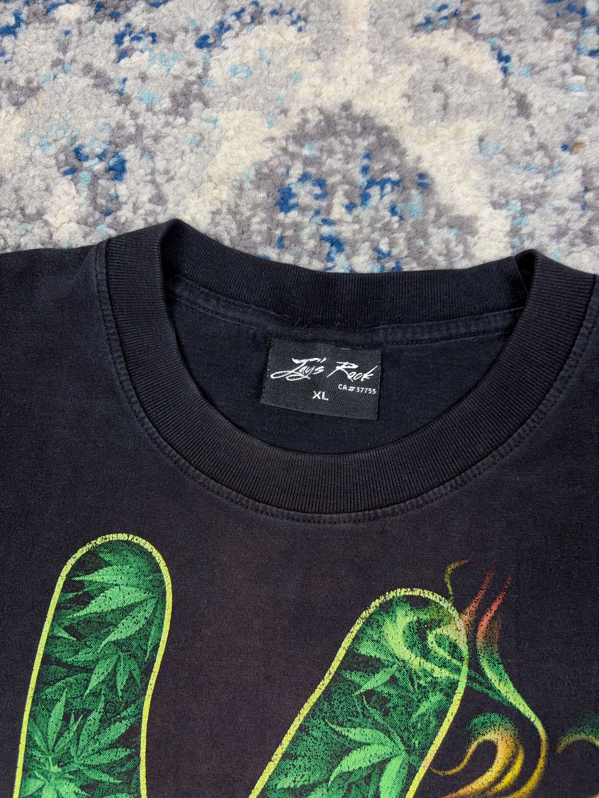 Vintage Dont Panic Its Organic Cannabis Big Graphic T-Shirt Size XL