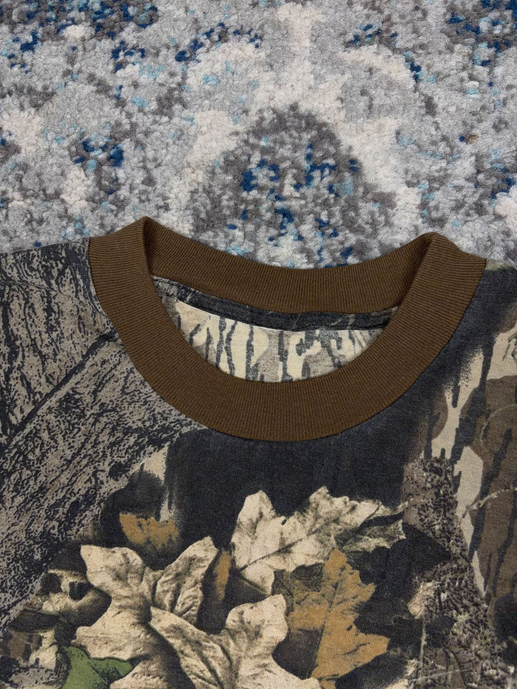 Vintage Mossy Oak Breakup Camo Long Sleeve Hunting T-Shirt Size XL