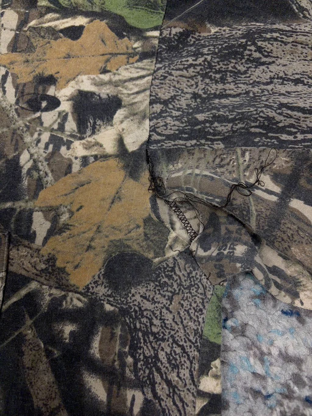 Vintage Mossy Oak Breakup Camo Long Sleeve Hunting T-Shirt Size XL