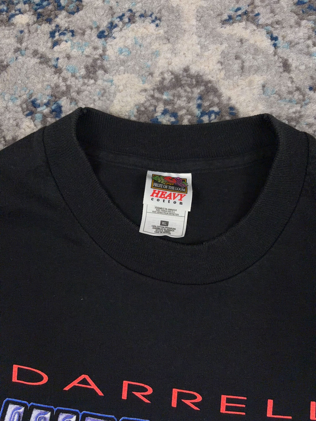 Vintage Darrell Waltrip #17 Nascar 25 Years Racing Graphic Spellout T-Shirt Size XL