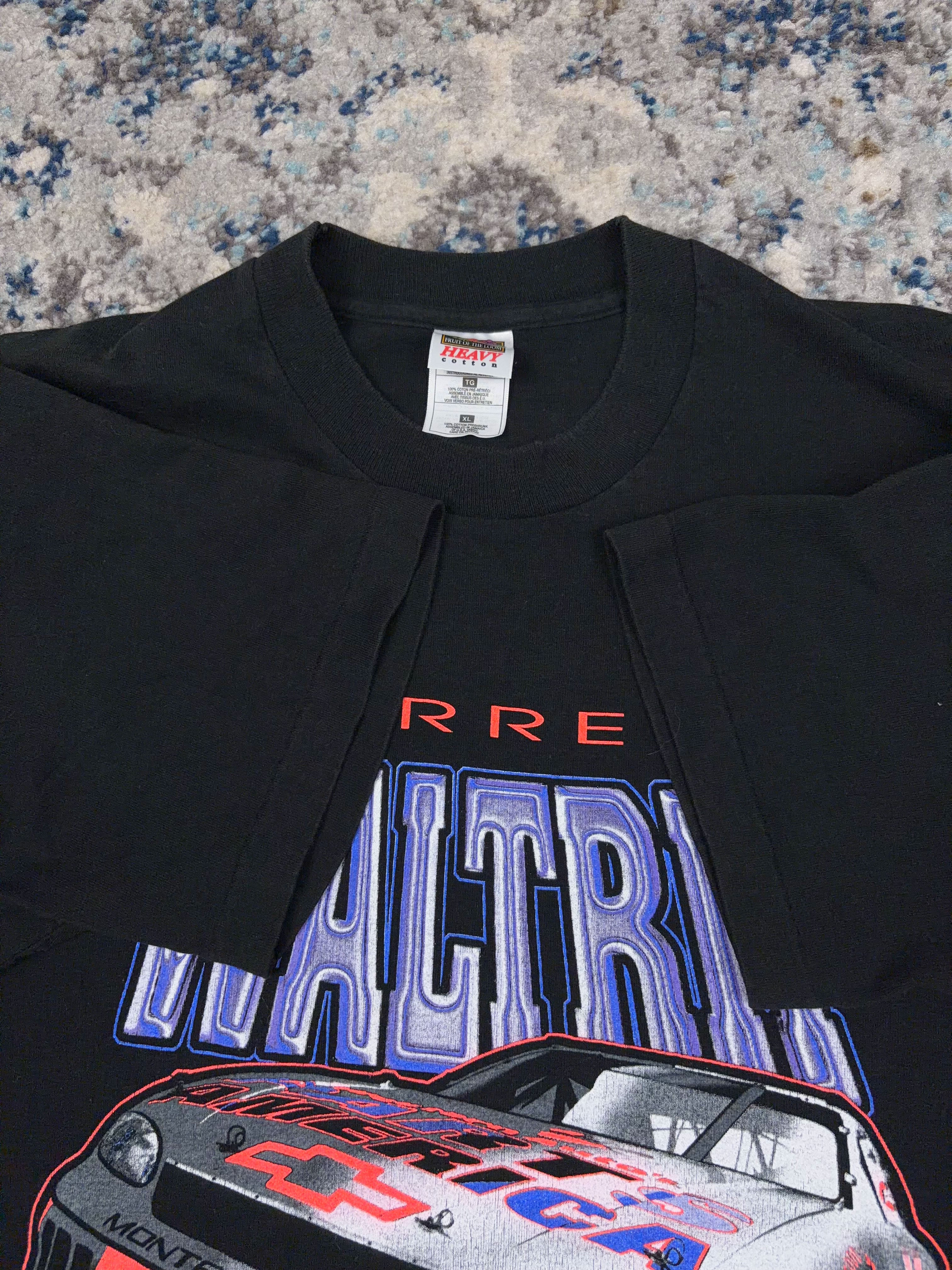 Vintage Darrell Waltrip #17 Nascar 25 Years Racing Graphic Spellout T-Shirt Size XL