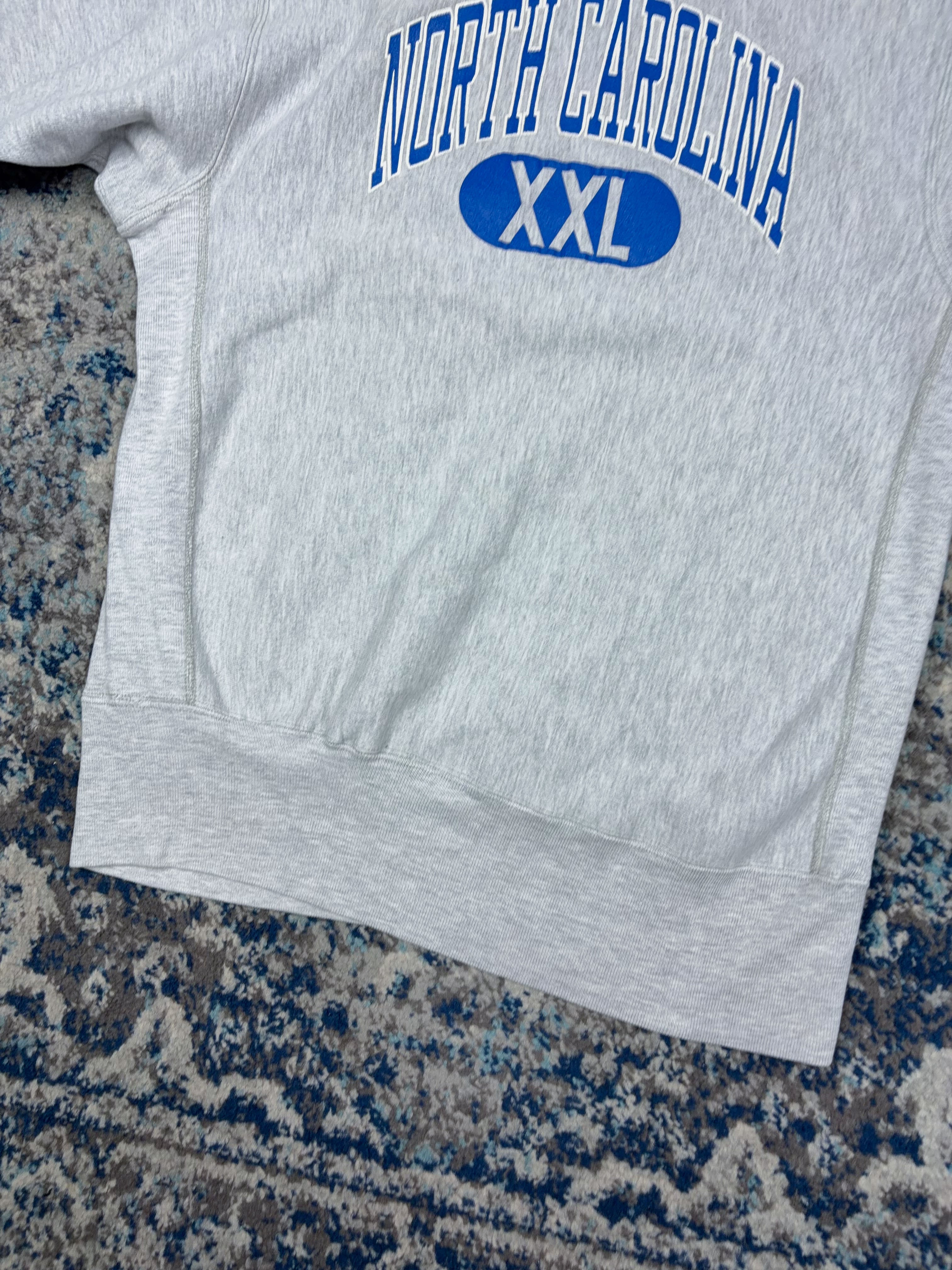 Vintage 90s University Of North Carolina Champion Reverse Weave Sweatshirt Size XL