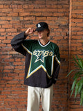 Vintage 90s Dallas Stars NHL #5 Stitched CCM Hockey Jersey Size XL