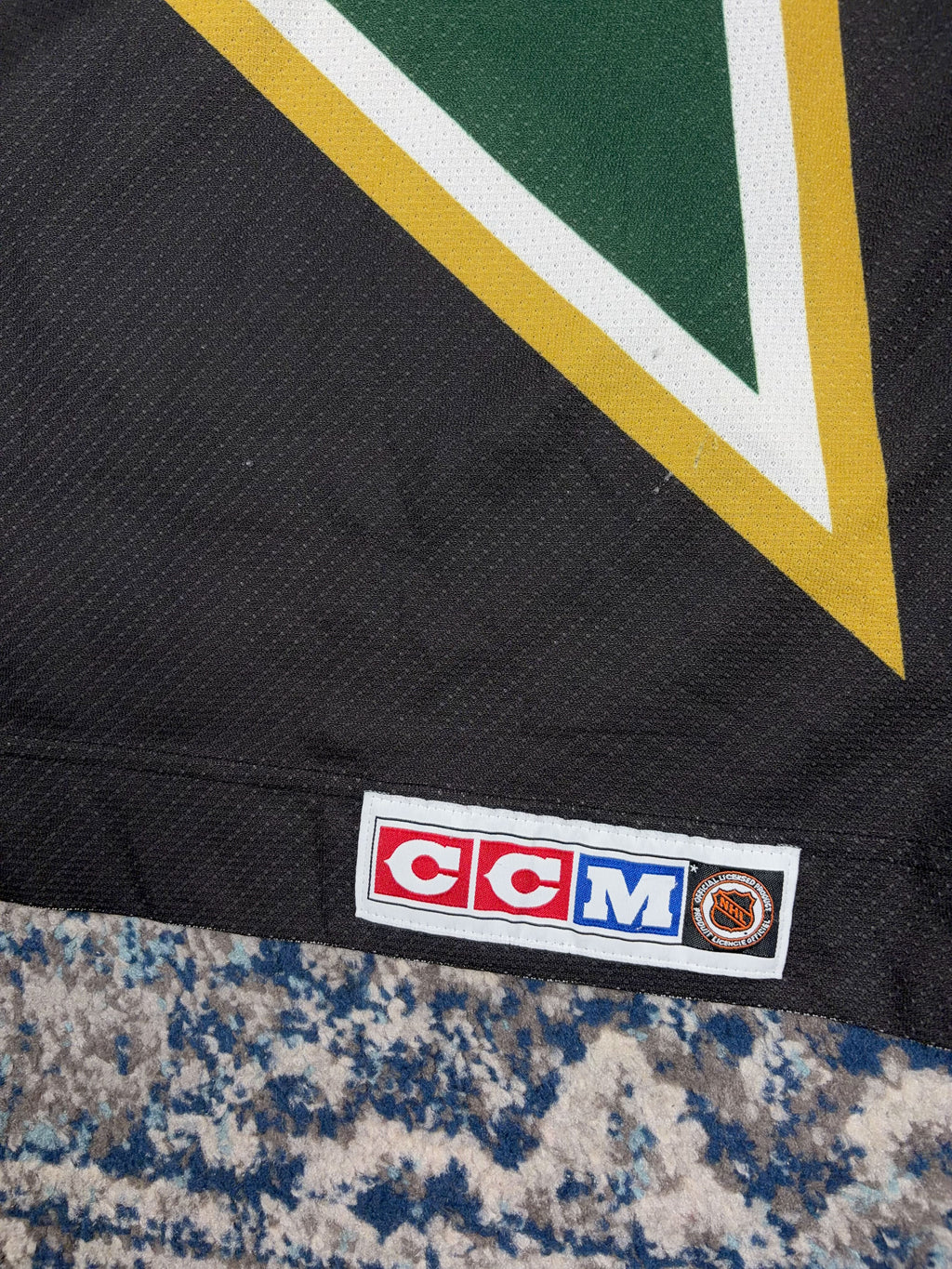 Vintage 90s Dallas Stars NHL #5 Stitched CCM Hockey Jersey Size XL