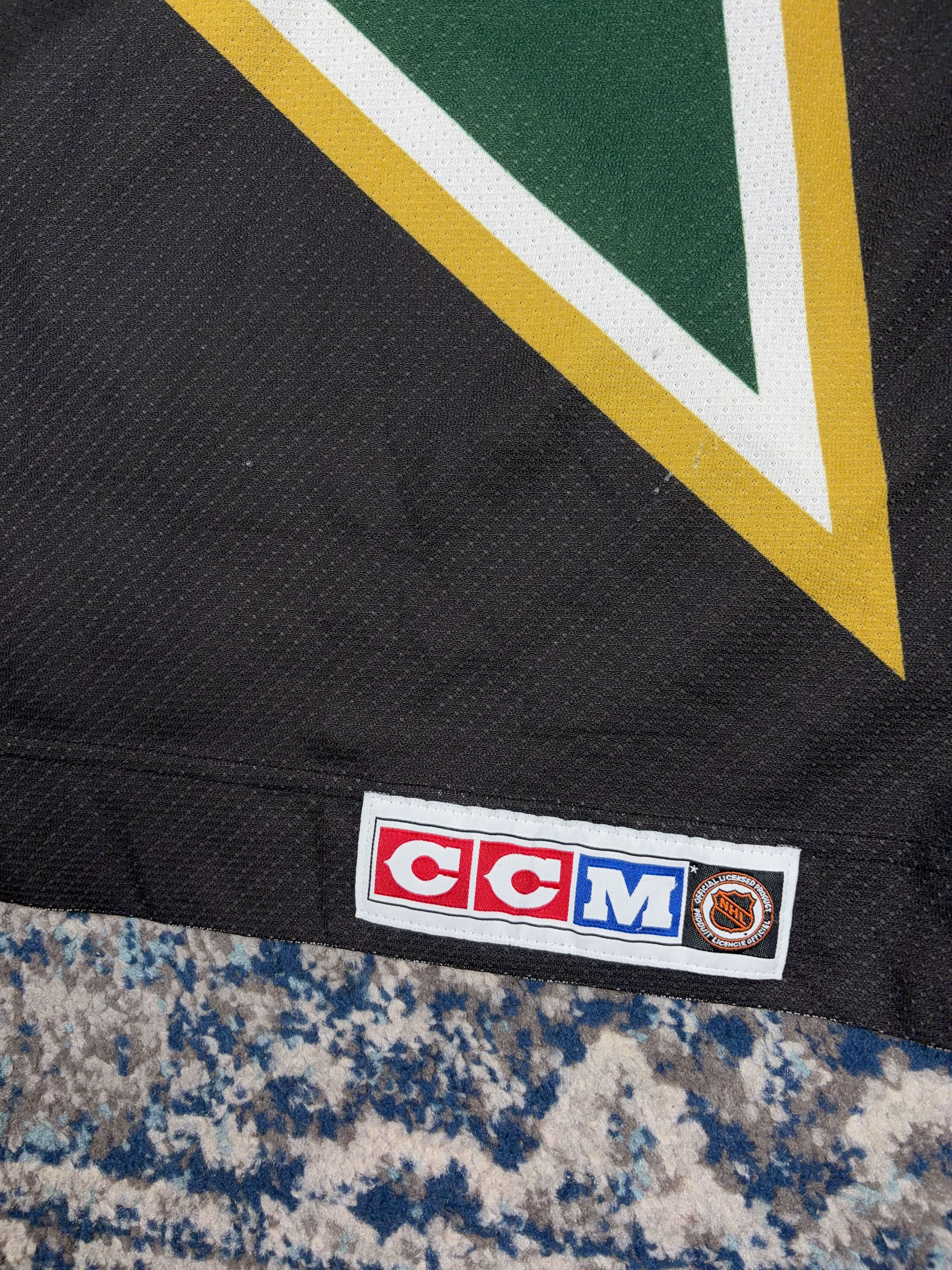 Vintage 90s Dallas Stars NHL #5 Stitched CCM Hockey Jersey Size XL