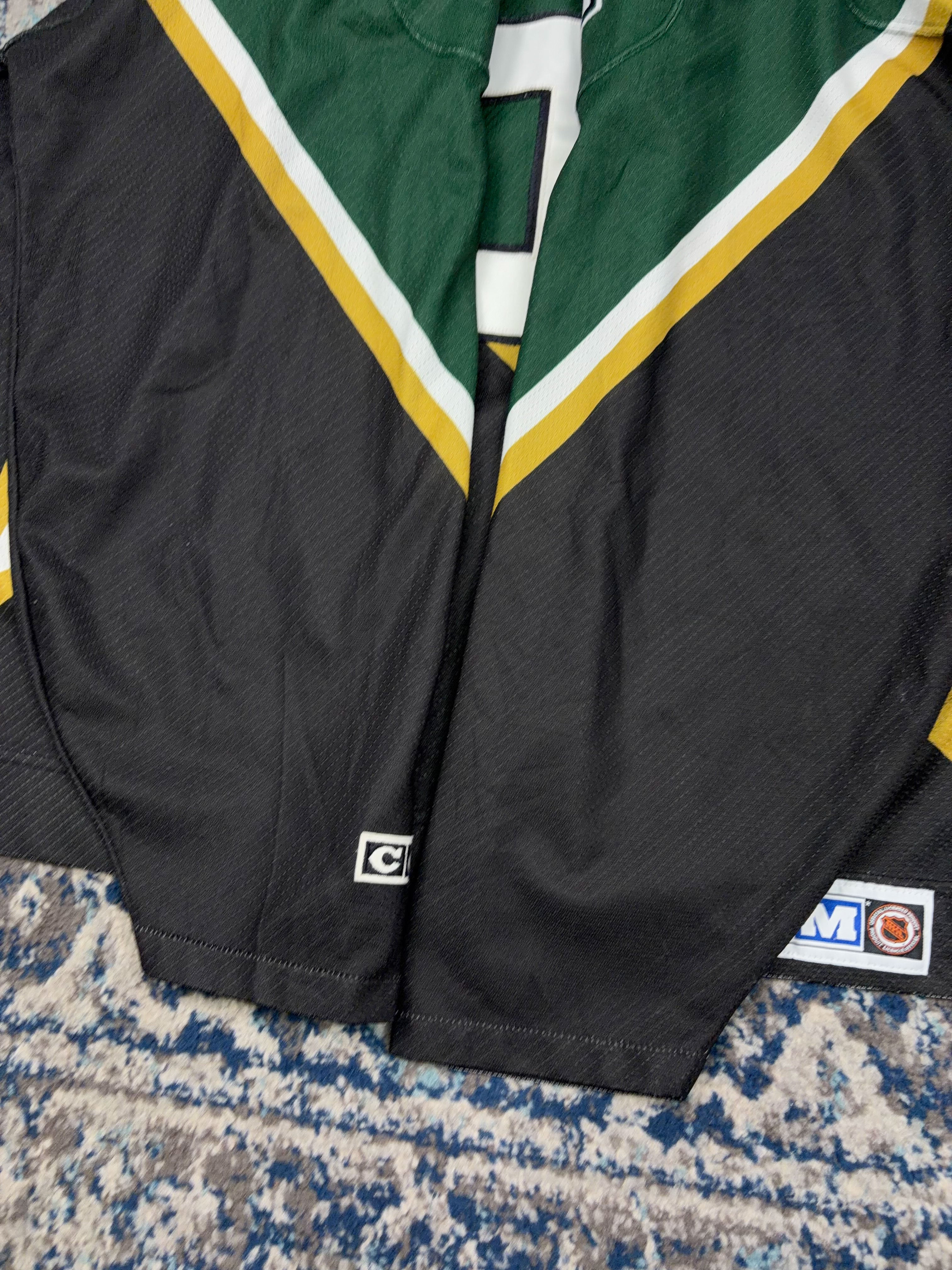 Vintage 90s Dallas Stars NHL #5 Stitched CCM Hockey Jersey Size XL