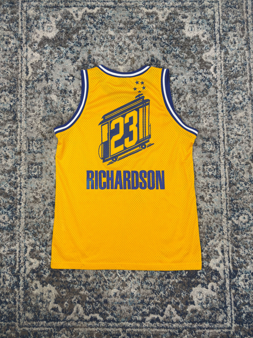 Vintage Jason Richardson #23 Golden State Warriors NBA Jersey Size Large