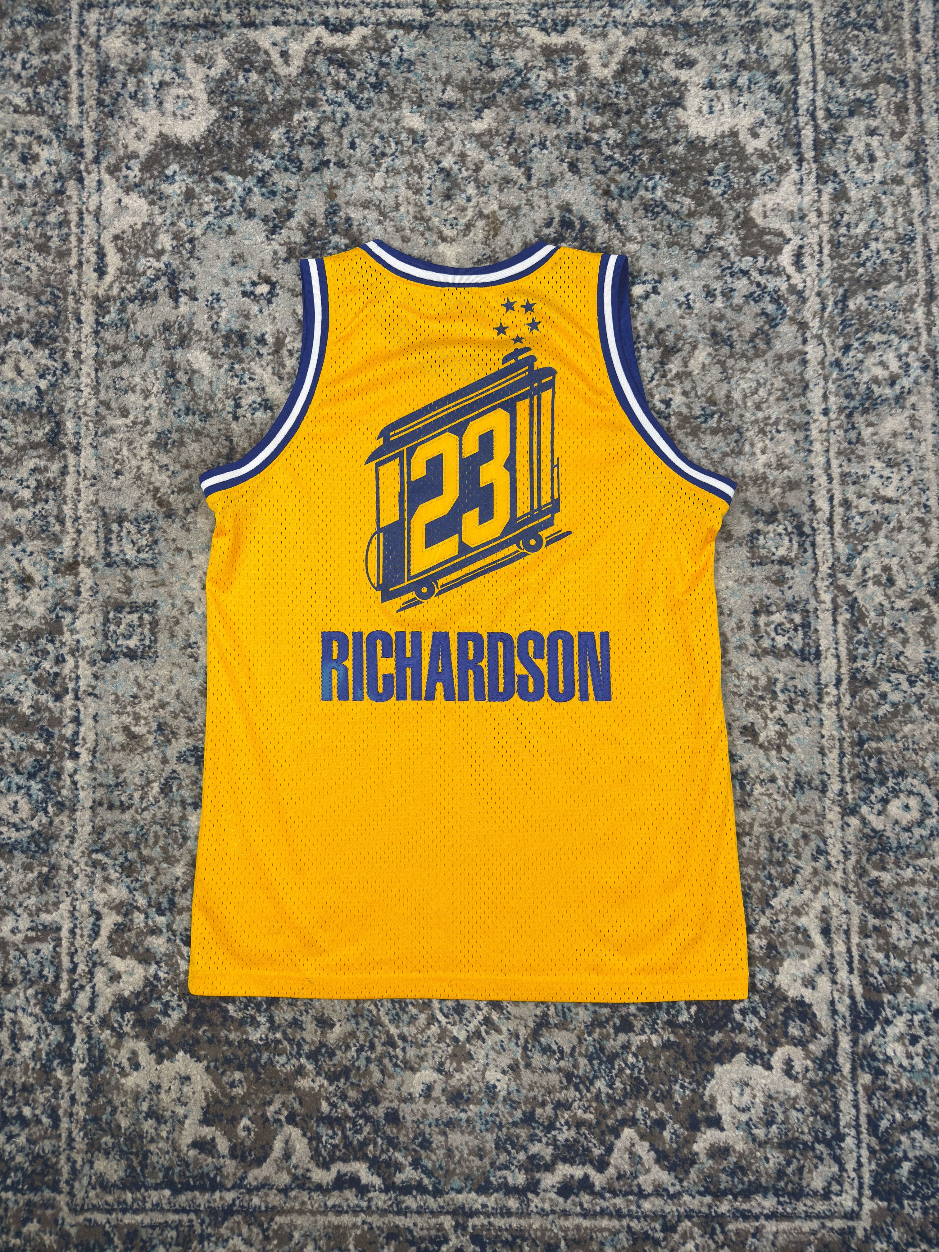 Vintage Jason Richardson #23 Golden State Warriors NBA Jersey Size Large