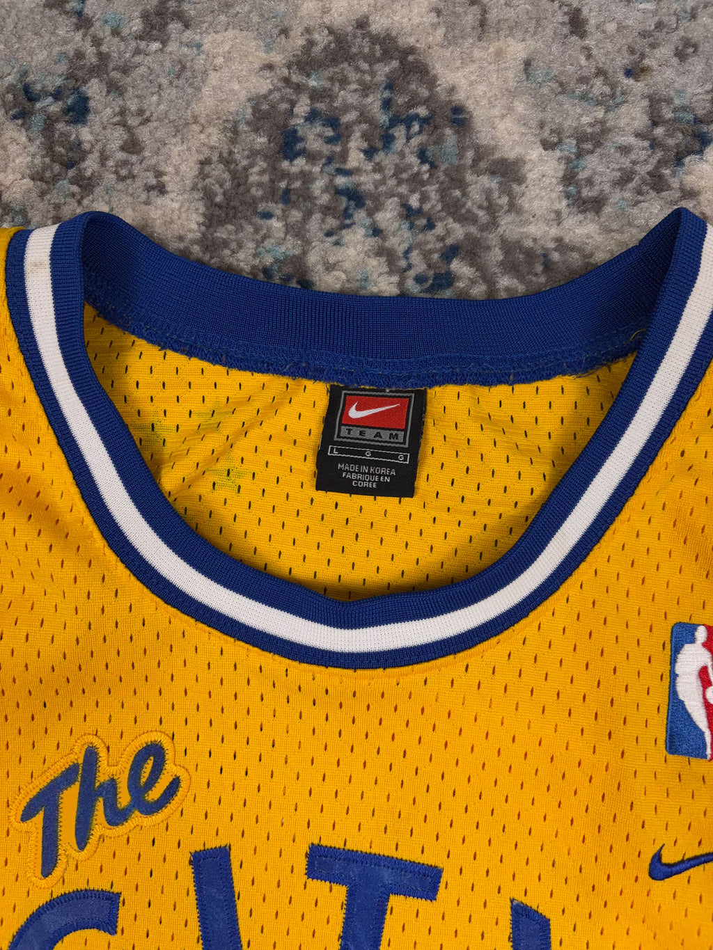 Vintage Jason Richardson #23 Golden State Warriors NBA Jersey Size Large