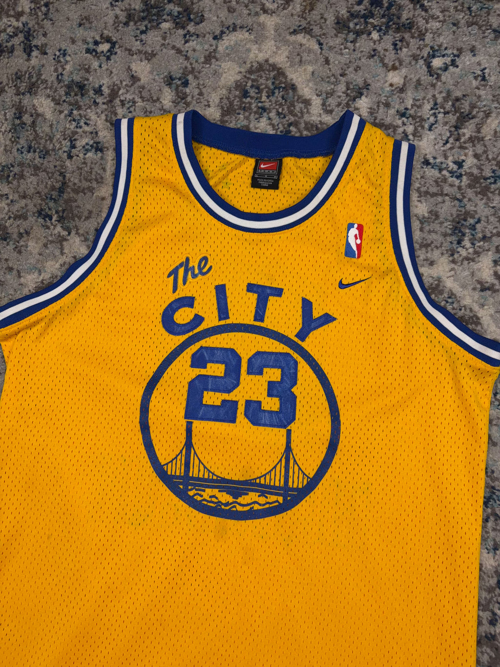 Vintage Jason Richardson #23 Golden State Warriors NBA Jersey Size Large