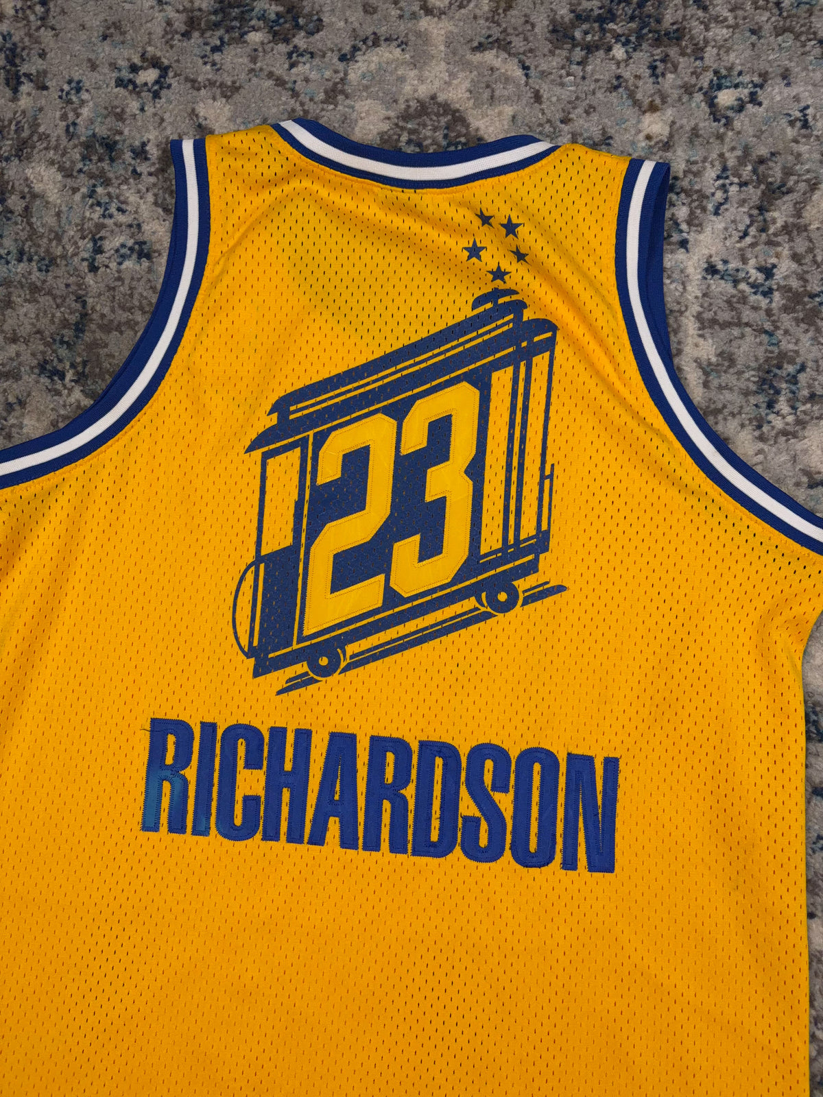 Vintage Jason Richardson #23 Golden State Warriors NBA Jersey Size Large