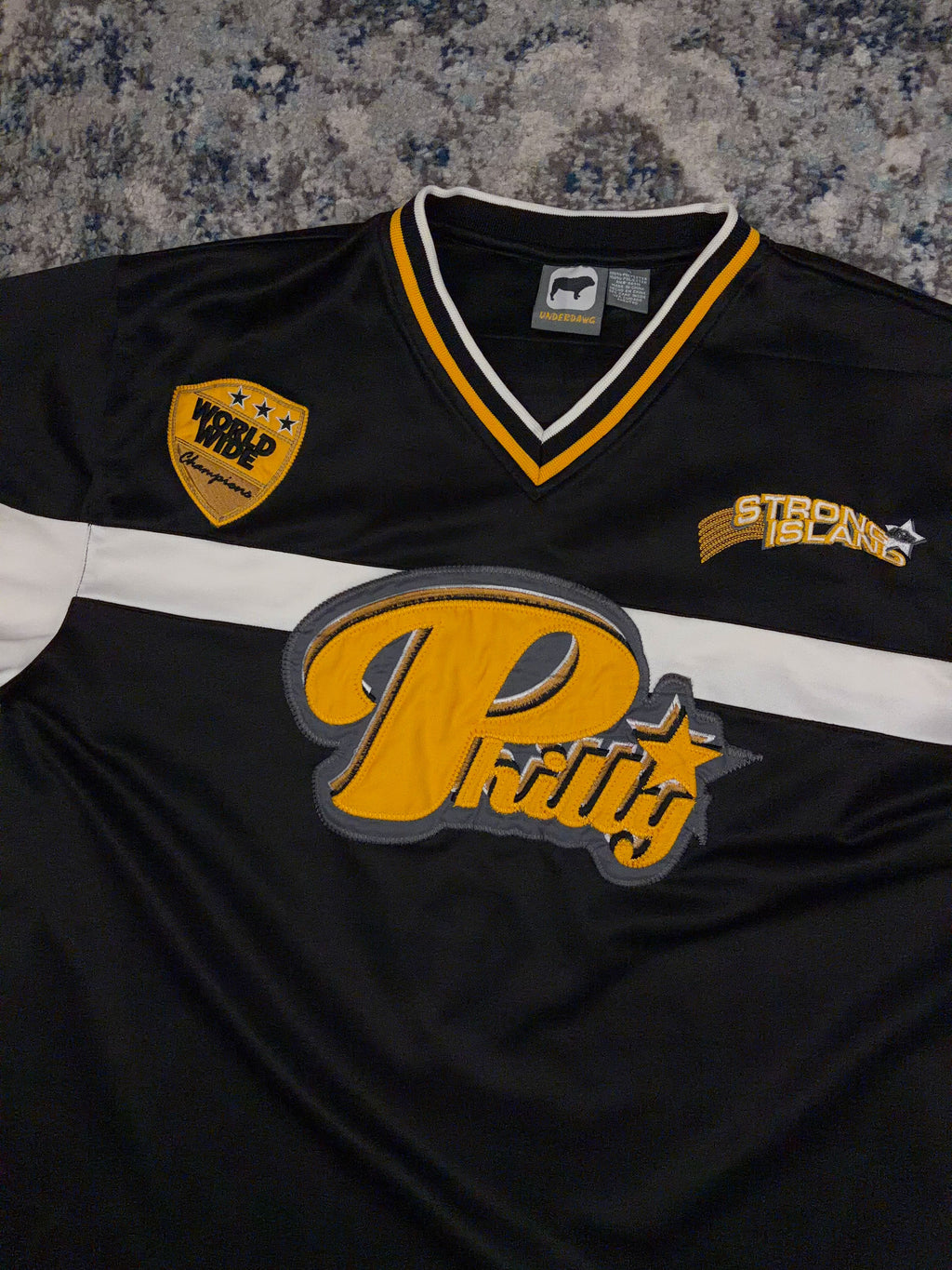 Vintage Y2K Underdawg Philly Script Spellout Football Jersey Size XL