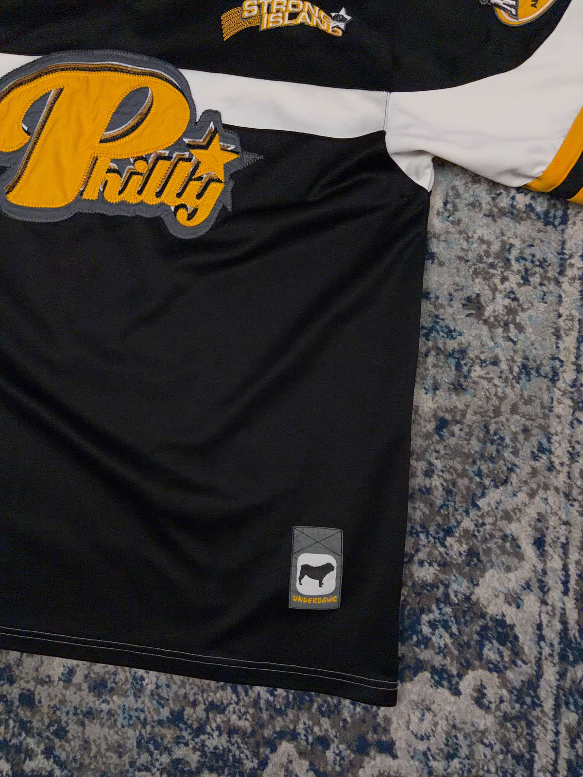 Vintage Y2K Underdawg Philly Script Spellout Football Jersey Size XL