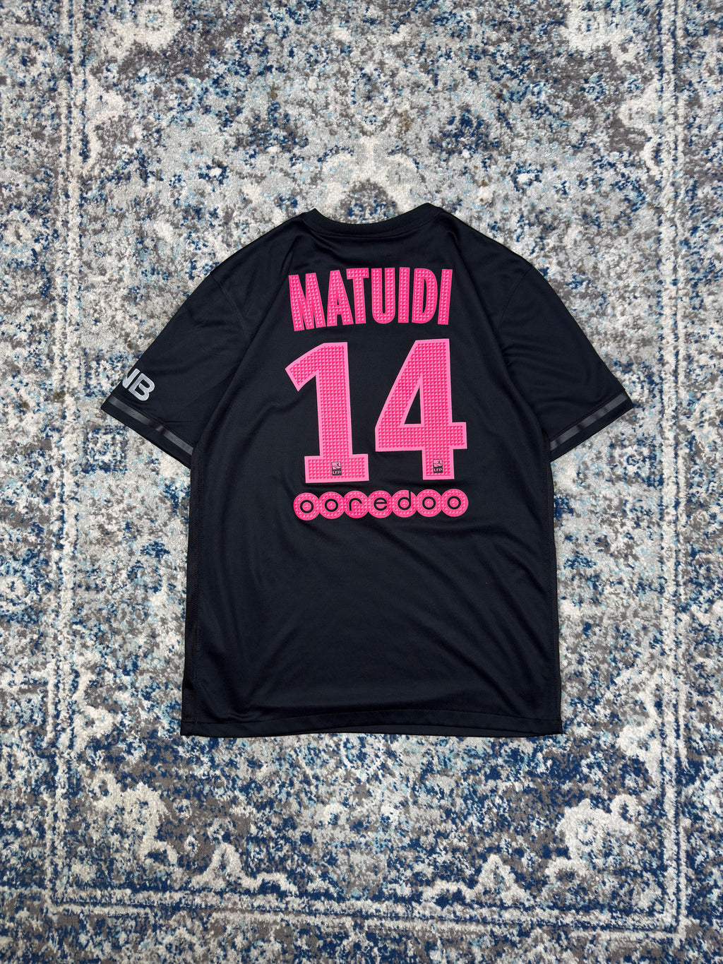 2015-16 Blaise Matuidi #14 Paris Saint-Germain Nike Soccer Jersey Size Medium