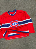 Vintage 90s Montreal Canadiens NHL CCM Maska Hockey Jersey Size Medium