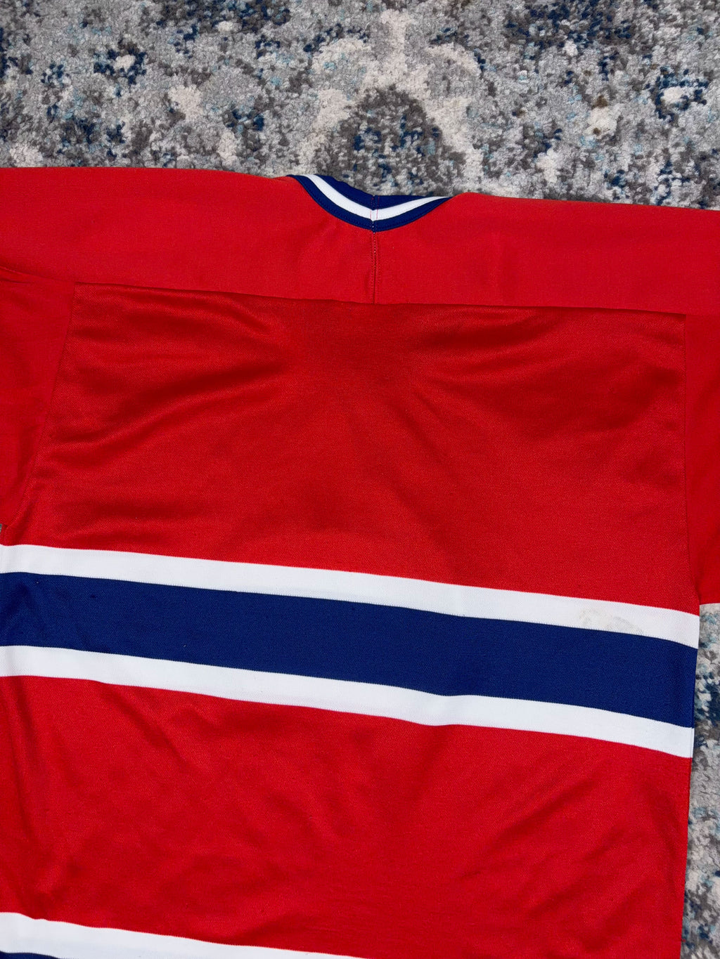Vintage 90s Montreal Canadiens NHL CCM Maska Hockey Jersey Size Medium