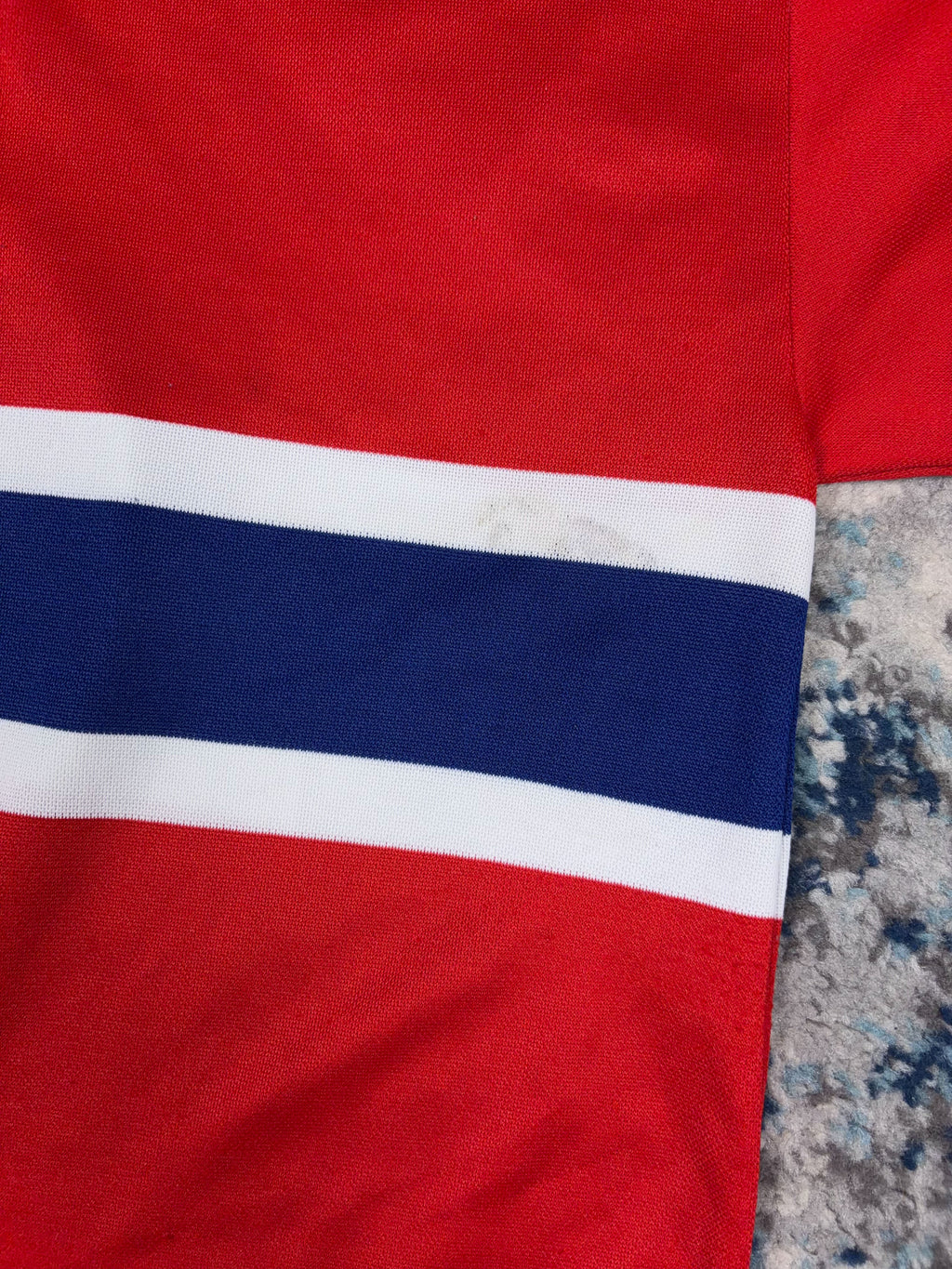 Vintage 90s Montreal Canadiens NHL CCM Maska Hockey Jersey Size Medium