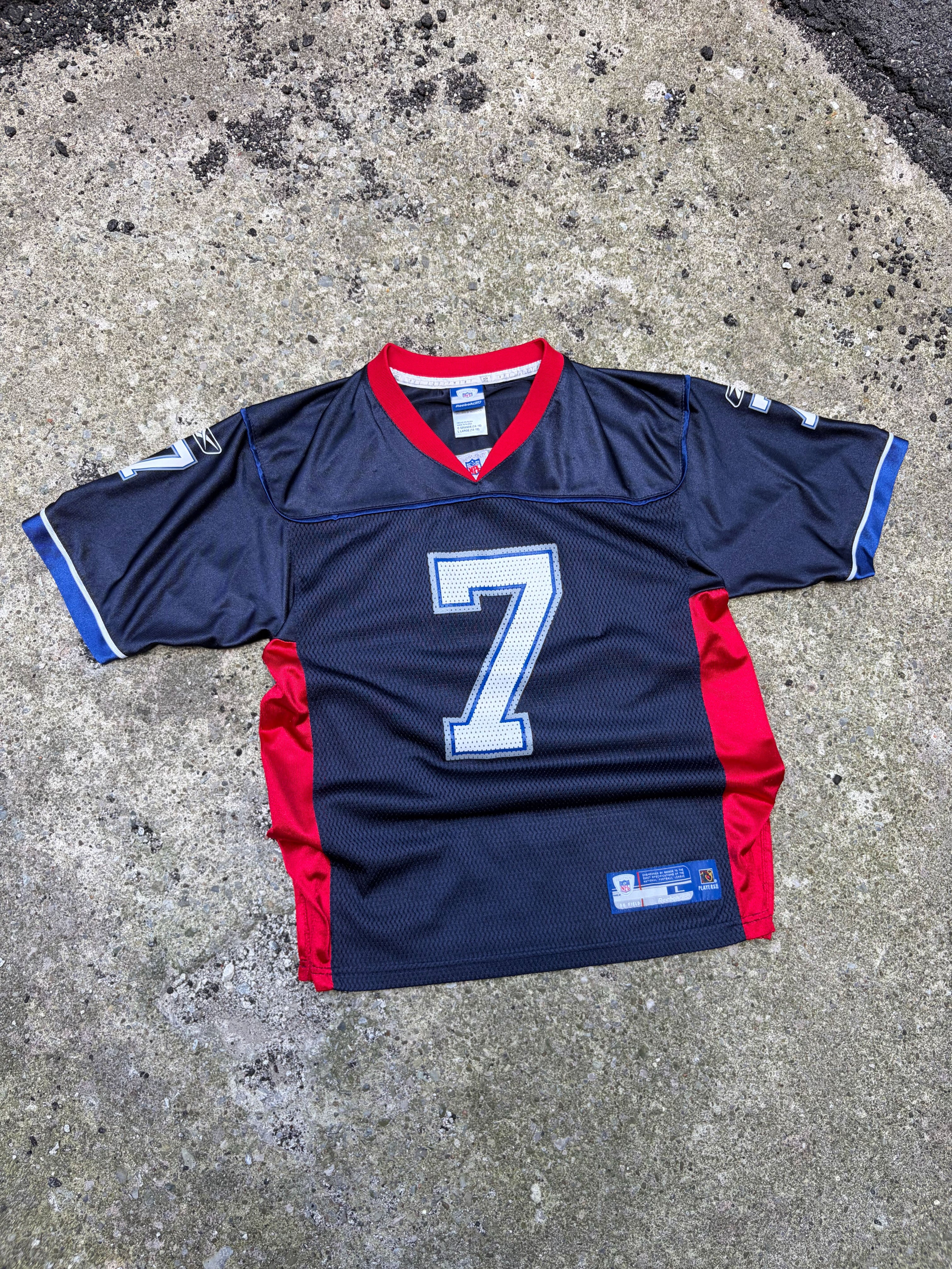 Vintage J.P. Losman #7 Buffalo Bills NFL Reebok Football Jersey Size YOUTH Large