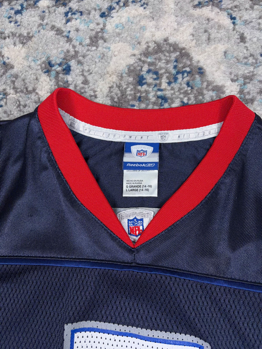 Vintage J.P. Losman #7 Buffalo Bills NFL Reebok Football Jersey Size YOUTH Large