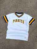 Vintage 80s/90s Pittsburgh Pirates MLB Rawlings Baseball Jersey Size YOUTH XL