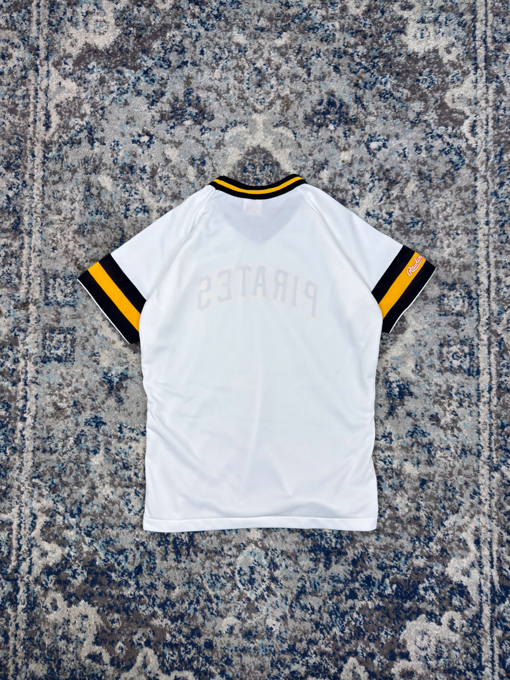Vintage 80s/90s Pittsburgh Pirates MLB Rawlings Baseball Jersey Size YOUTH XL