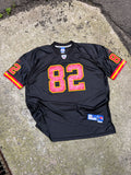 Vintage Dante Hall #82 Kansas City Chiefs NFL Reebok Football Jersey Size 3XL