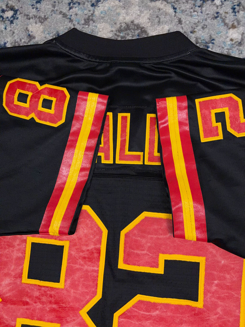 Vintage Dante Hall #82 Kansas City Chiefs NFL Reebok Football Jersey Size 3XL