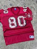 Vintage Jerry Rice #80 San Fransisco 49ers NFL Champion Football Jersey Size Large