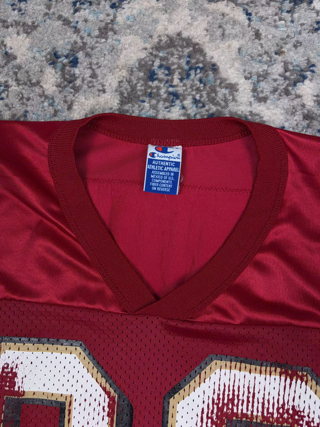 Vintage Jerry Rice #80 San Fransisco 49ers NFL Champion Football Jersey Size Large