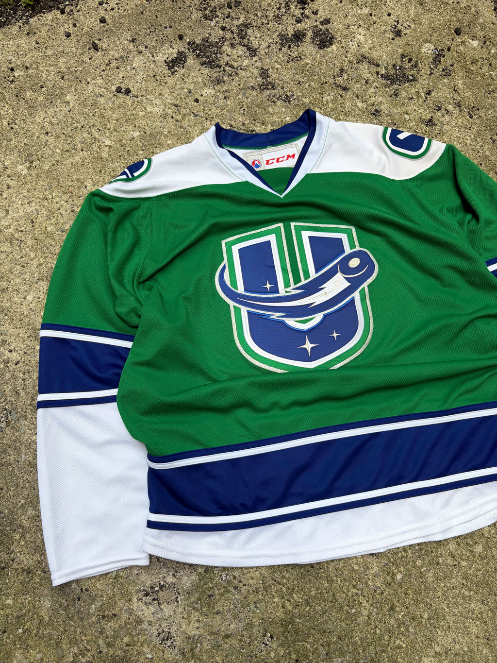Utica Comets AHL Stitched CCM Hockey Jersey Size